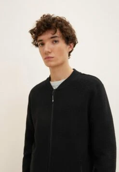 TOM TAILOR Denim Strukturierte - Bomberjacks - Black -Jack and Jones Verkoopwinkel 79f897fb790d439c9ef983d053721709