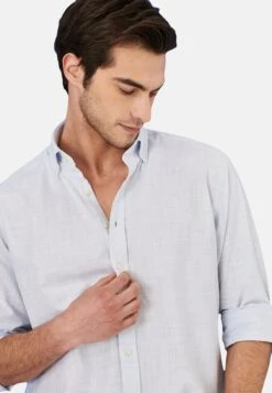 Comfort Fit - Overhemd - Light Blue -Jack and Jones Verkoopwinkel 7a04281379354e889eb89413bd03ad0c