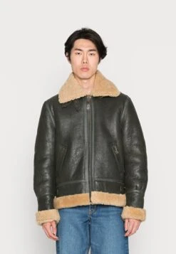 Schott Winterjas - Kaki/Beige