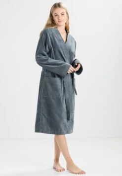 Vossen Dallas Unisex - Badjas - Grey