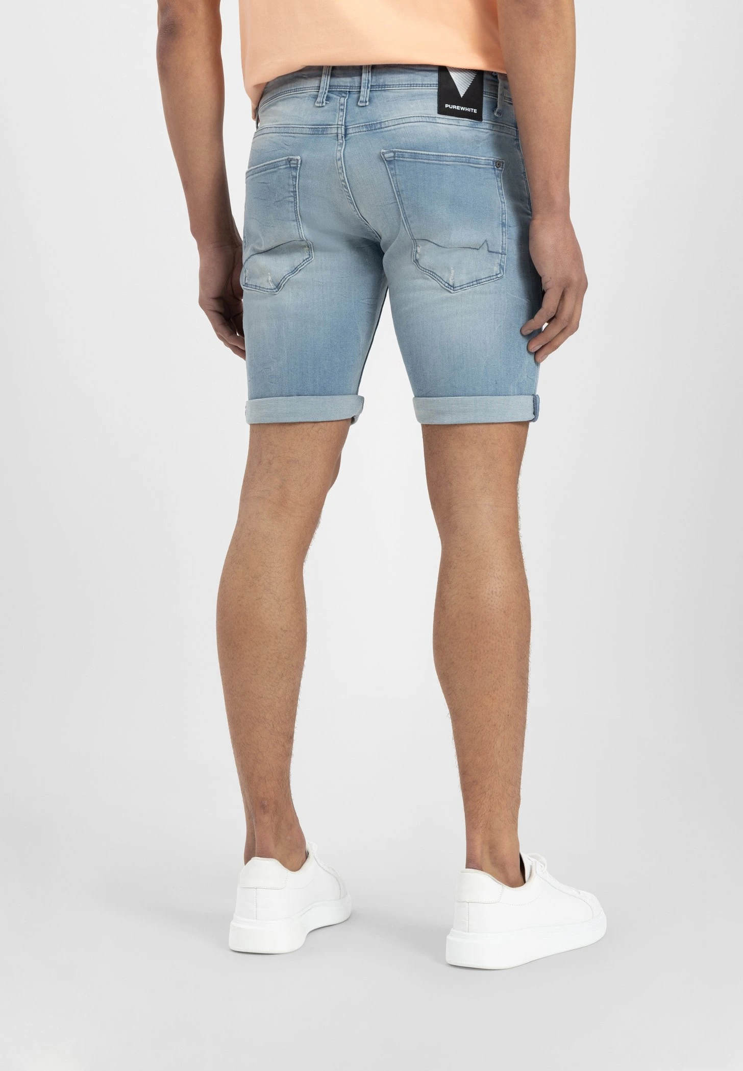 Jeansshort - Denim Light Blue 5 Jeansshort - Denim Light Blue - Afbeelding 3