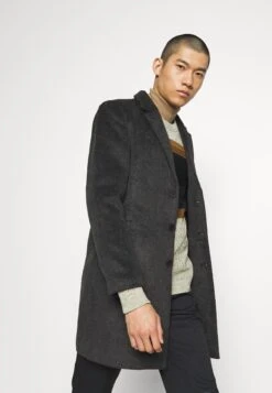 Only & Sons Mantel - Dark Grey Melange -Jack and Jones Verkoopwinkel 7cba33d5424a418db46fbc25149fdf13