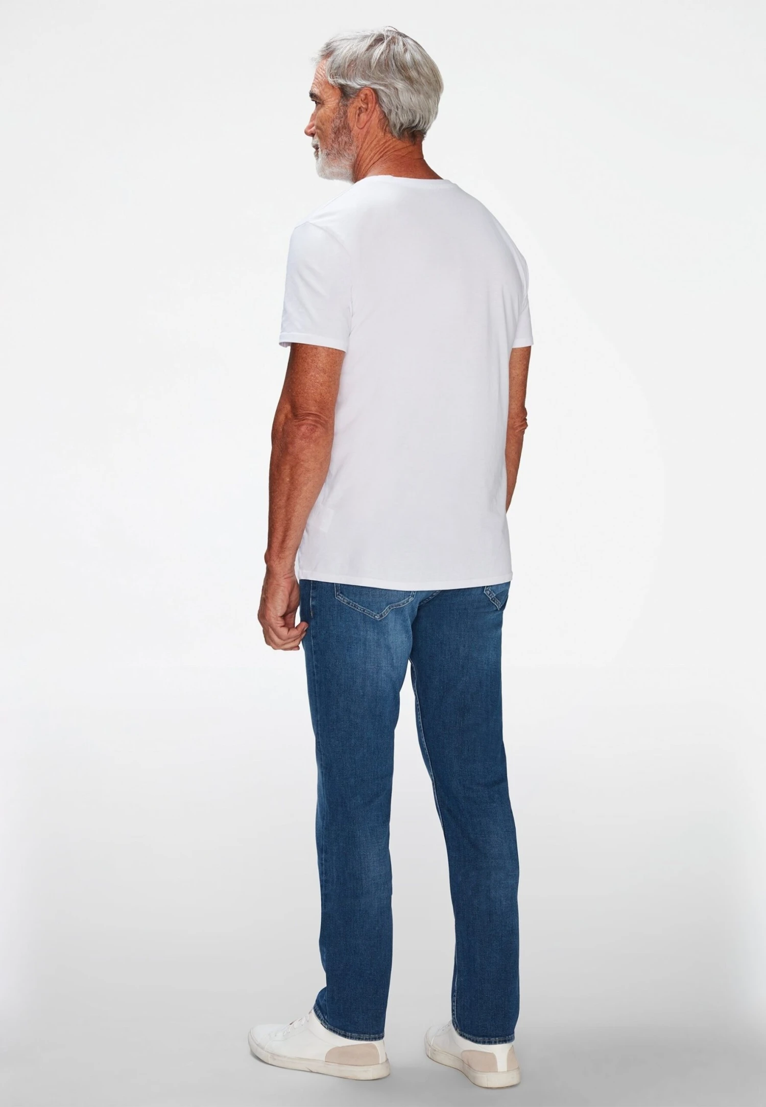 7 For All Mankind Slim Fit Jeans - Mid Blue 5 7 For All Mankind Slim Fit Jeans - Mid Blue - Afbeelding 3