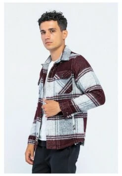 Mit Seitentaschen - Lichte Jas - Bordeaux -Jack and Jones Verkoopwinkel 7d24ee5bf2a84d5e98d3e8583b791627