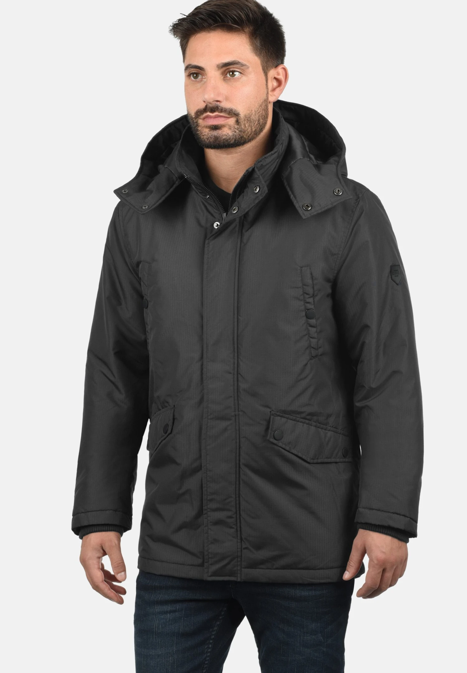 Redefined Rebel Majid - Winterjas - Mottled Dark Grey 5 Redefined Rebel Majid - Winterjas - Mottled Dark Grey - Afbeelding 3