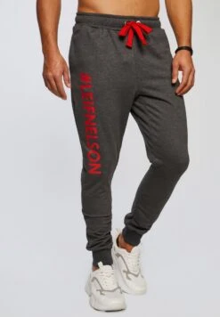 Gym - Trainingsbroek - Anthrazit Rot -Jack and Jones Verkoopwinkel 7e4ea1fe1e1b43af8a4cdadd384e558b