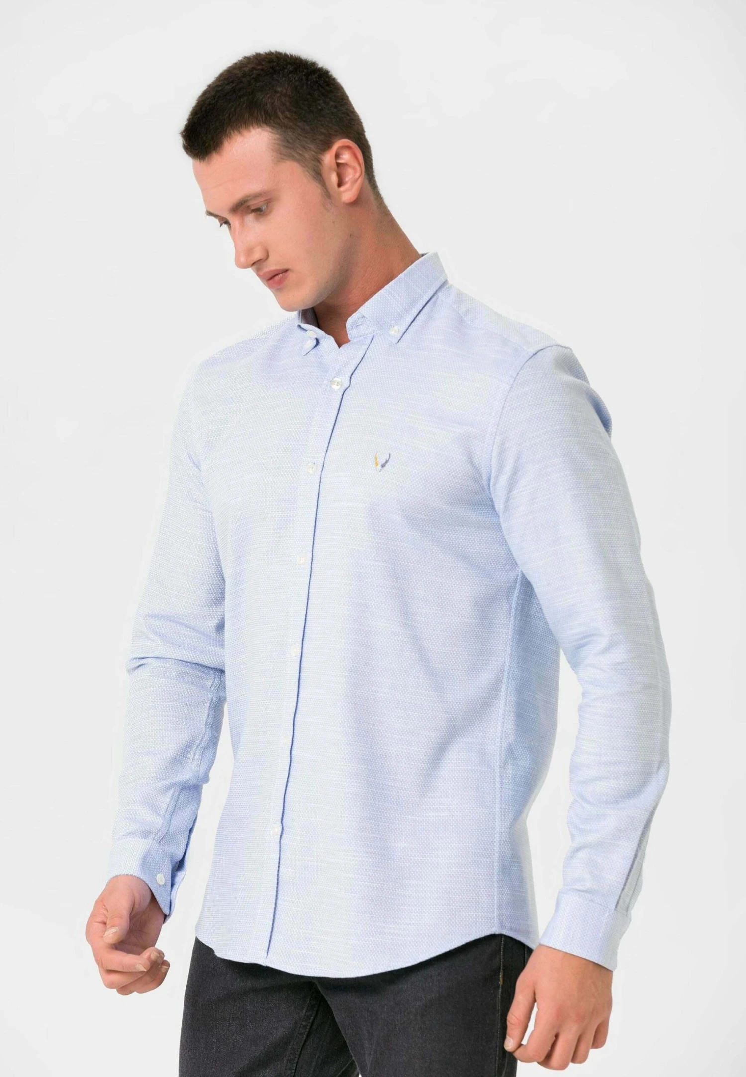 Oxford- Overhemd - White Blue 7 Oxford- Overhemd - White Blue - Afbeelding 5