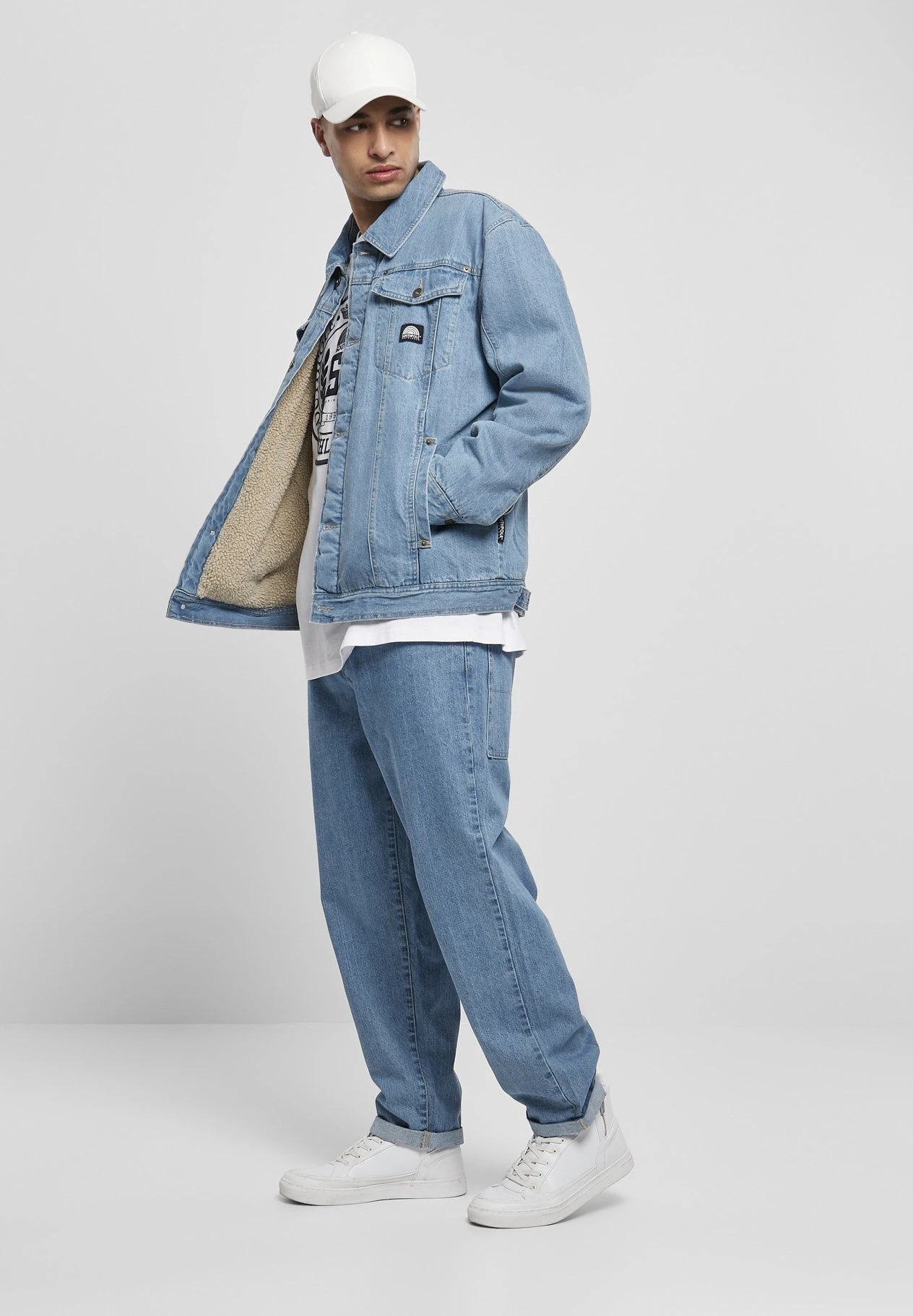 Southpole Herren - Spijkerjas - Retro Midblue 4 Southpole Herren - Spijkerjas - Retro Midblue - Afbeelding 2