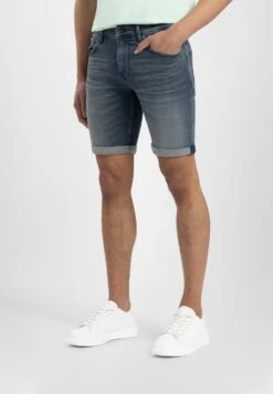 Jeansshort - Denim Blue Grey