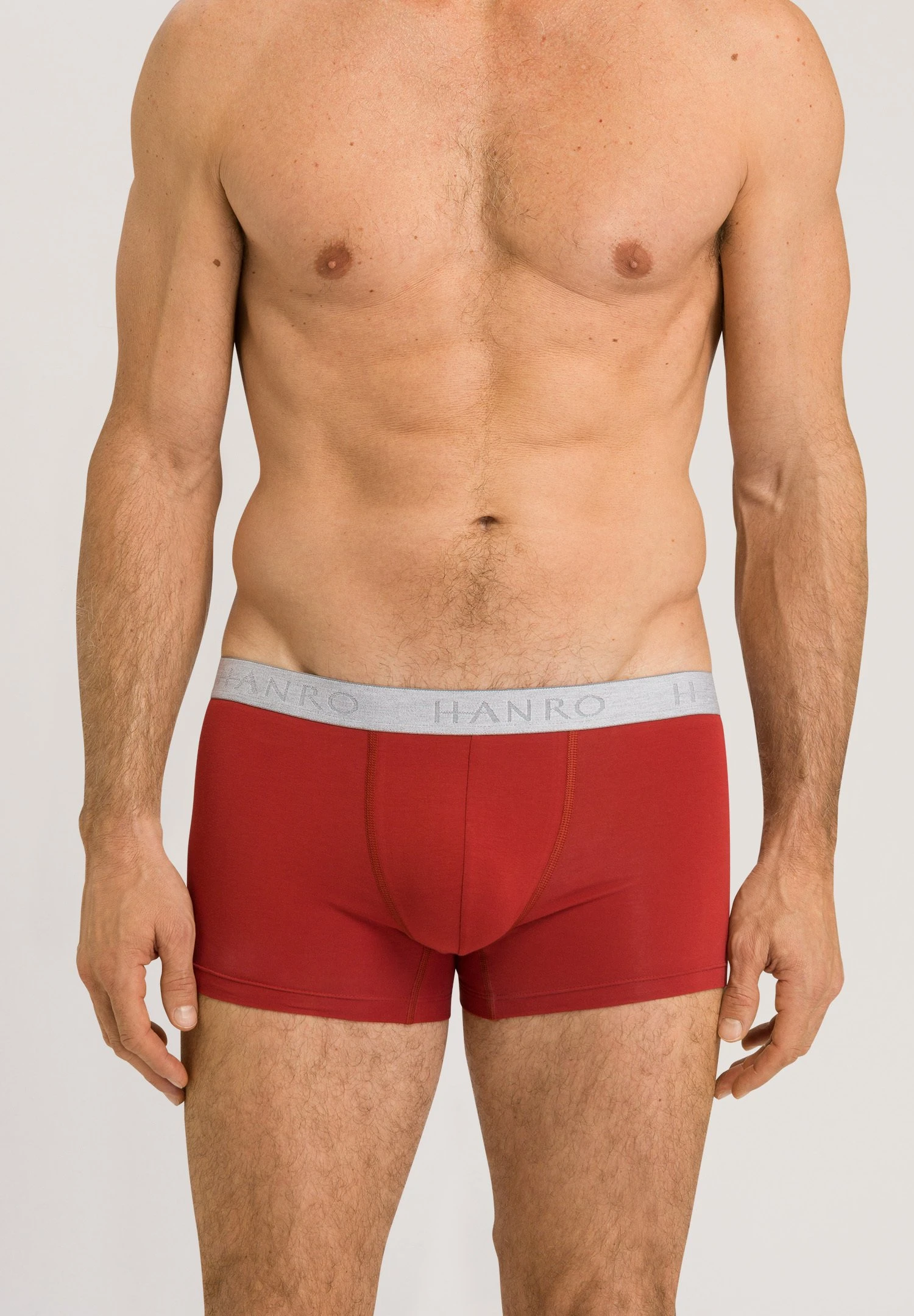 HANRO 2-Pack Essentials - Onderbroeken - Red Ochre/Fresh Grey 3 HANRO 2-Pack Essentials - Onderbroeken - Red Ochre/Fresh Grey