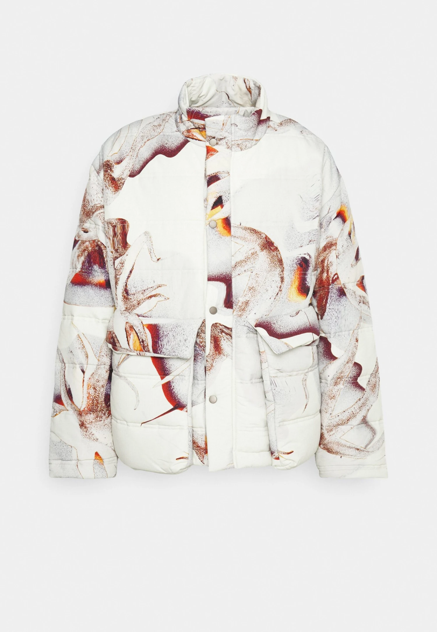 Henrik Vibskov Tabasco Jacket Unisex - Winterjas - Snow/Tomato/Mouse 7 Henrik Vibskov Tabasco Jacket Unisex - Winterjas - Snow/Tomato/Mouse - Afbeelding 5