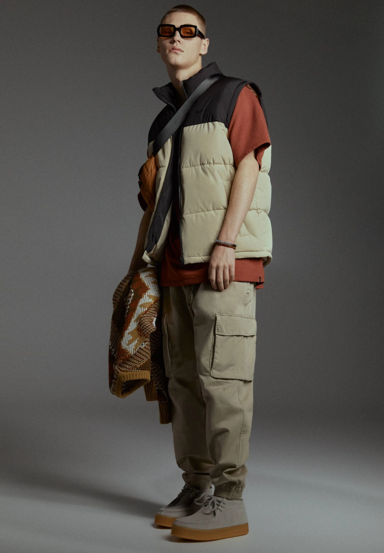 PULL & BEAR Basic Coloured - Cargobroek - Beige 8 PULL & BEAR Basic Coloured - Cargobroek - Beige - Afbeelding 6