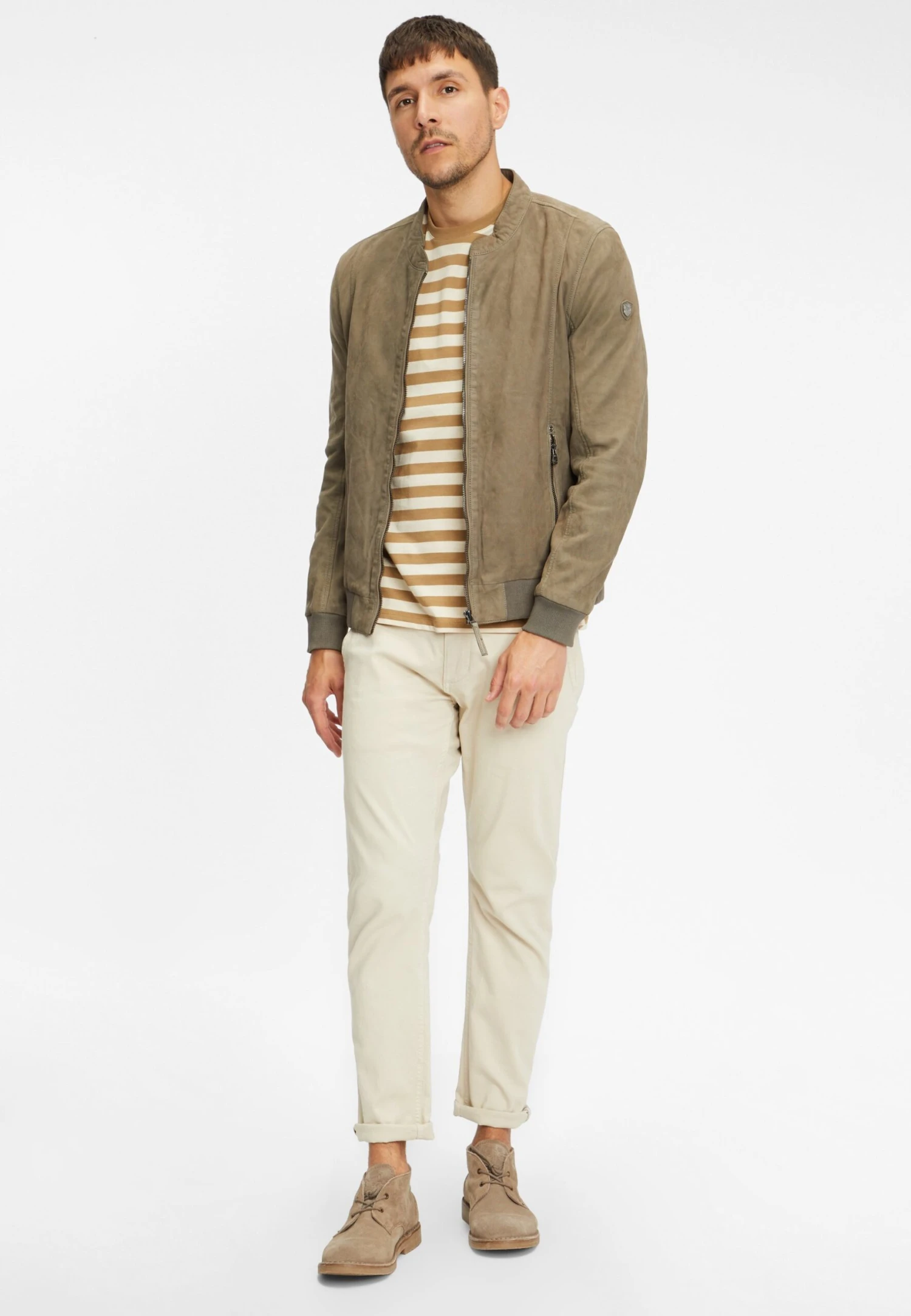 GIPSY Gmberret Lnuv - Leren Jas - Grey Green 4 GIPSY Gmberret Lnuv - Leren Jas - Grey Green - Afbeelding 2