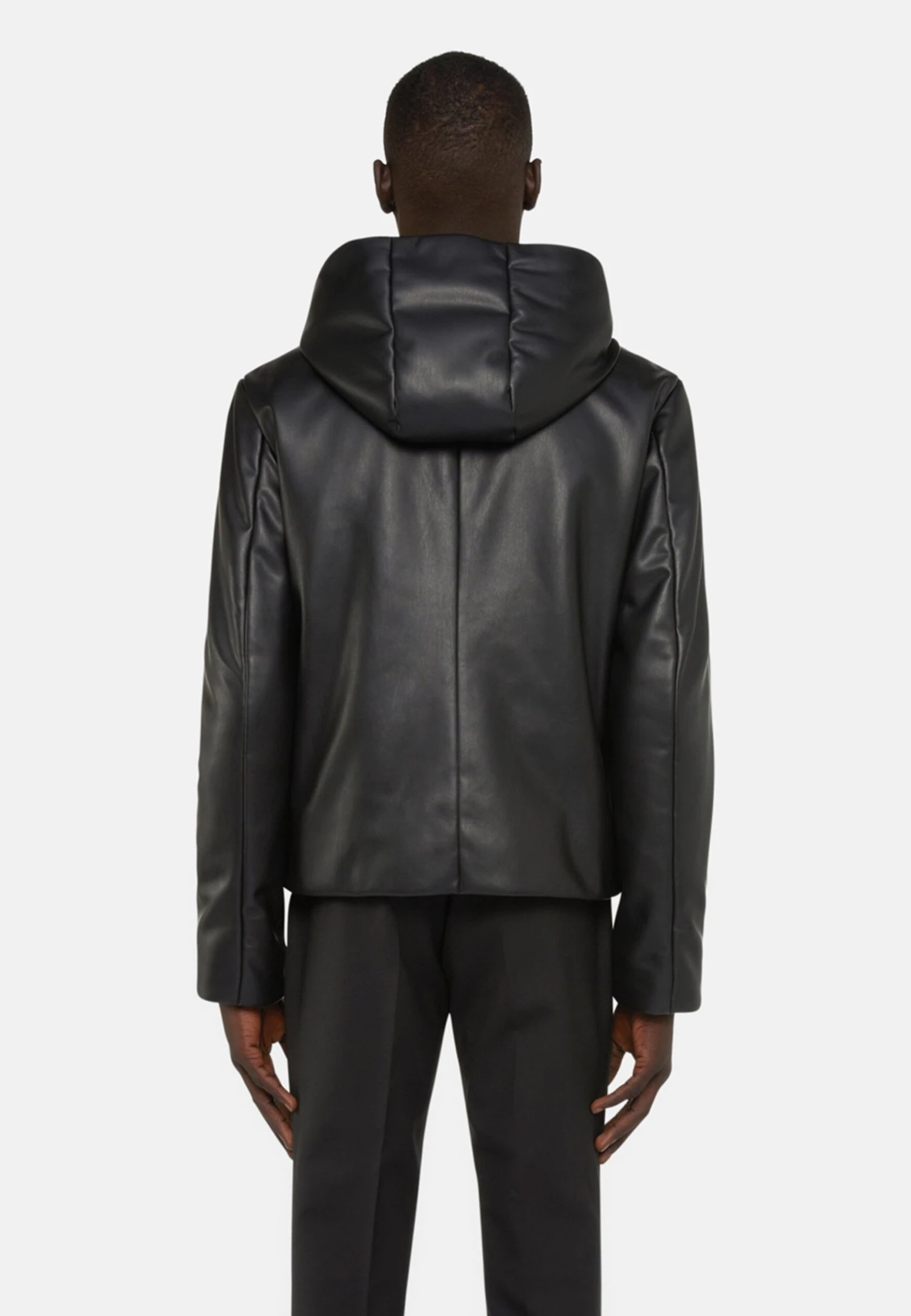 Trussardi Soft - Imitatieleren Jas - Black 4 Trussardi Soft - Imitatieleren Jas - Black - Afbeelding 2