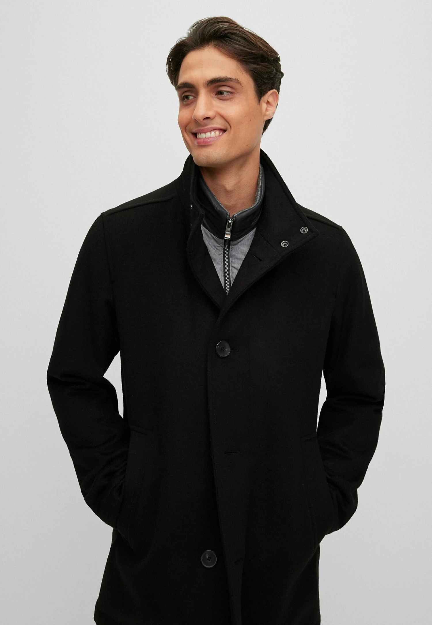 Boss Coxtan - Halflange Jas - Black One 7 Boss Coxtan - Halflange Jas - Black One - Afbeelding 5