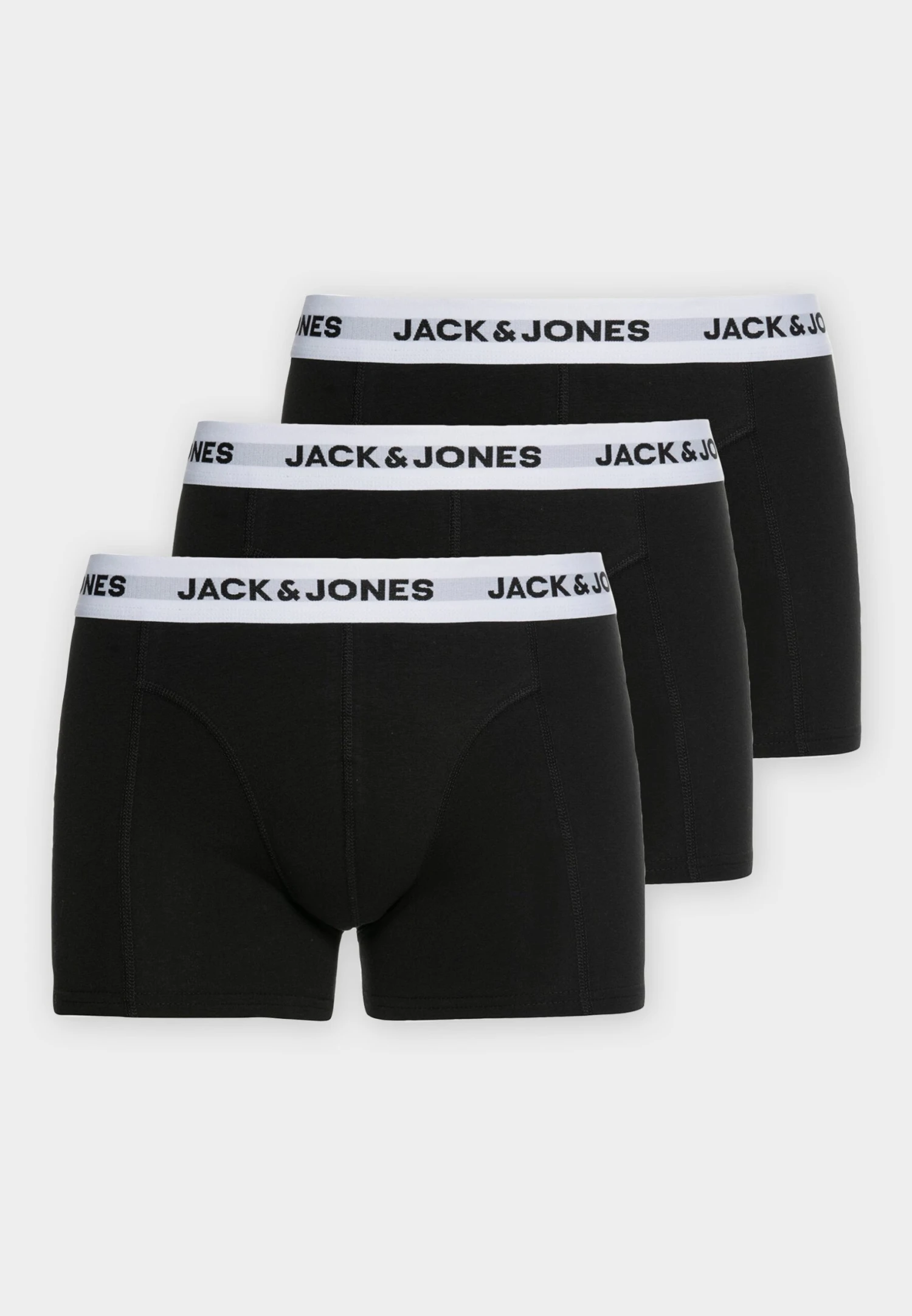 Jack & Jones Jacbasic Trunks 3 Pack - Onderbroeken - Black 3 Jack & Jones Jacbasic Trunks 3 Pack - Onderbroeken - Black