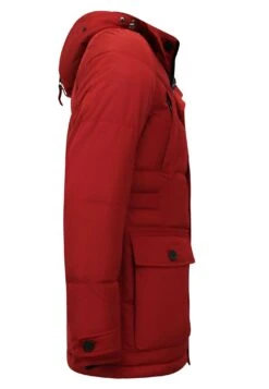 Lange Gewatteerde - Winterjas - Rood -Jack and Jones Verkoopwinkel 8133a12ad1db4c28b9aa6a69c98087ac