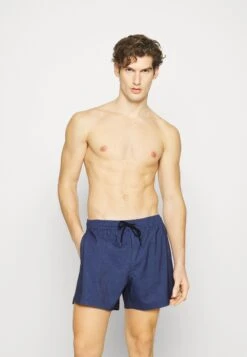 Abercrombie & Fitch Pull On Bellweather Texture- Zwemshorts - Blue Heather