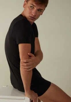 Intimissimi Mit Rundhalsausschnitt - Hemd - Black -Jack and Jones Verkoopwinkel 8286dc467ab6496da629a8c108bcb32b