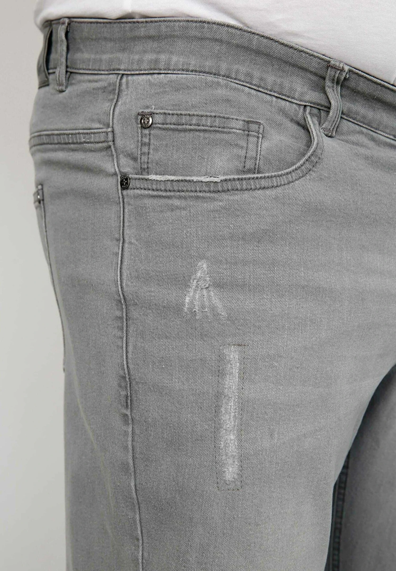 Straight Leg Jeans - Grey 8 Straight Leg Jeans - Grey - Afbeelding 6