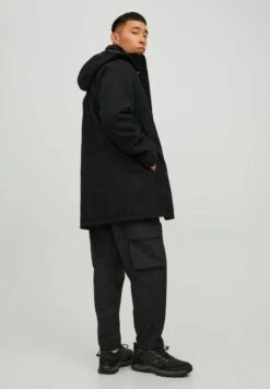 Jack & Jones Technische - Halflange Jas - Black -Jack and Jones Verkoopwinkel 83e80c0f0ae74f1a8e605b353471b04e