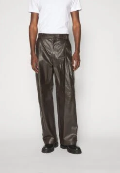Emporio Armani Pantaloni - Leren Broek - Marrone -Jack and Jones Verkoopwinkel 841465e676c346729b665ddb75f41e0e