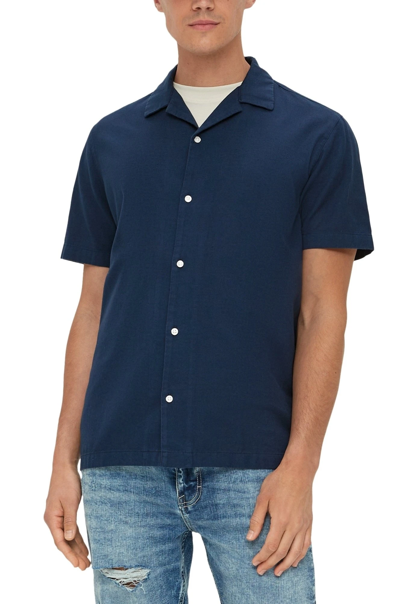 QS By S.Oliver Overhemd - Tiefblau 7 QS By S.Oliver Overhemd - Tiefblau - Afbeelding 5