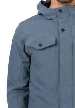 AGU Pocket Urban Outdoor - Parka - Blue Dusty -Jack and Jones Verkoopwinkel 857cb7c20cfd4fb19a7cd826eb91e528
