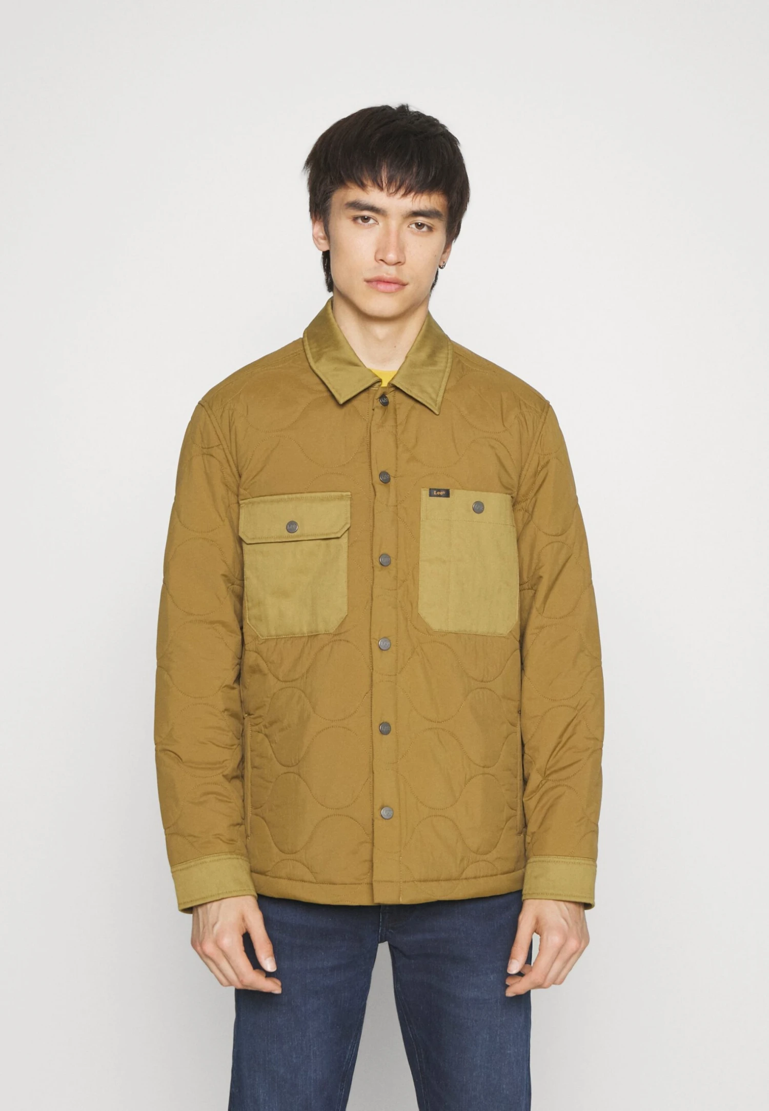 Lee Quilted Overshirt - Lichte Jas - Brown 3 Lee Quilted Overshirt - Lichte Jas - Brown