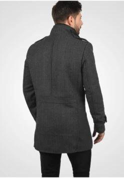 Indicode Jeans Idbrandan - Halflange Jas - Dark Coal -Jack and Jones Verkoopwinkel 85b9fa7a30eb45c883f07eb329705af3