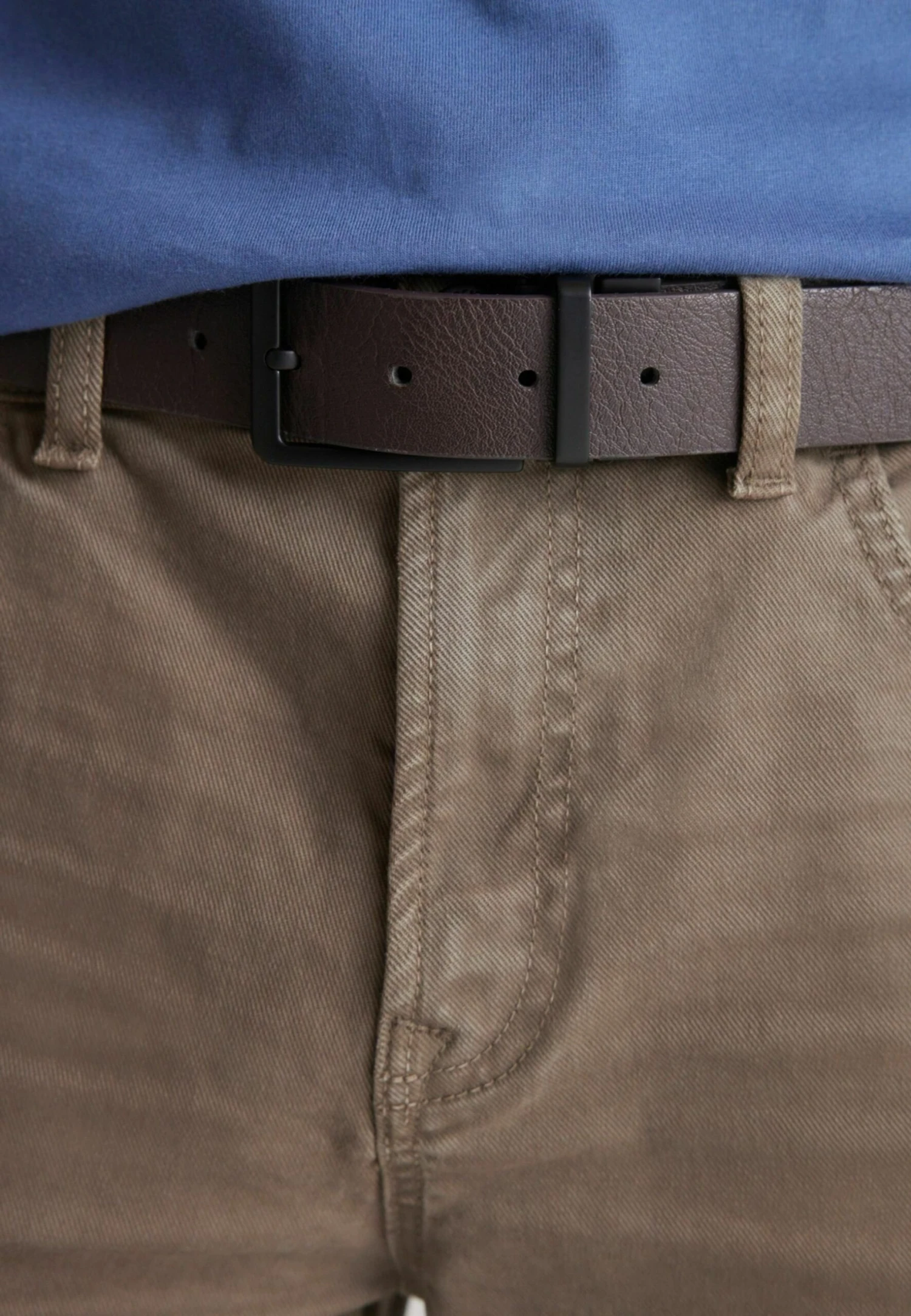 Next Belted - Slim Fit Jeans - Brown 7 Next Belted - Slim Fit Jeans - Brown - Afbeelding 5