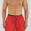 Effen- Zwemshorts - Red