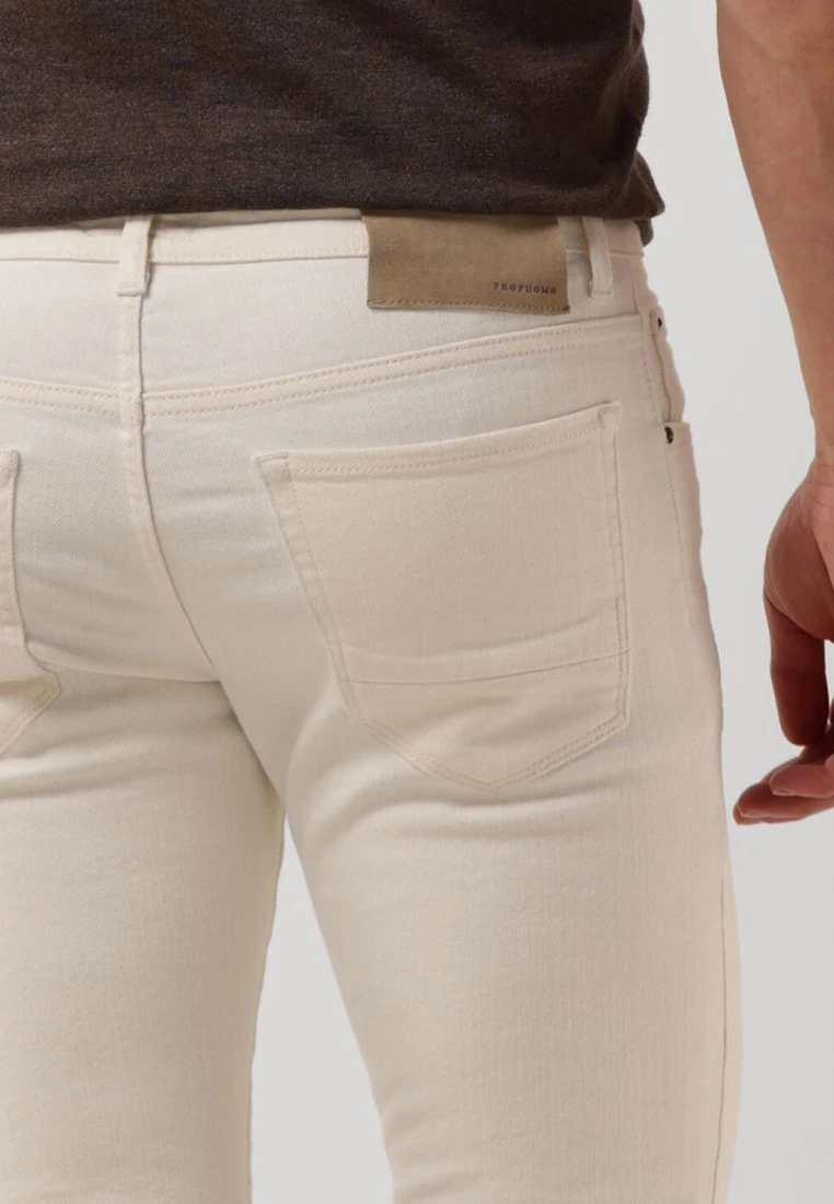 Profuomo Slim Fit Jeans - Gebroken Wit 5 Profuomo Slim Fit Jeans - Gebroken Wit - Afbeelding 3
