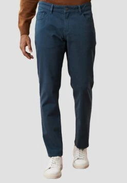 Slim Fit Five Pocket - Broek - Light Blue