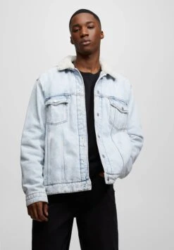 PULL & BEAR Spijkerjas - Stone Blue Denim