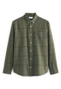 Next Check Long Sleeve Standard - Overhemd - Khaki -Jack and Jones Verkoopwinkel 884f84a0f77e406f8eb6c336506292cf