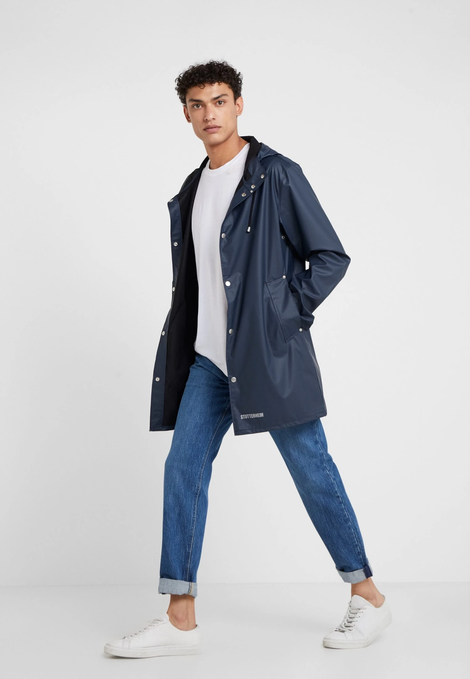 Stutterheim Stockholm - Parka - Navy 4 Stutterheim Stockholm - Parka - Navy - Afbeelding 2