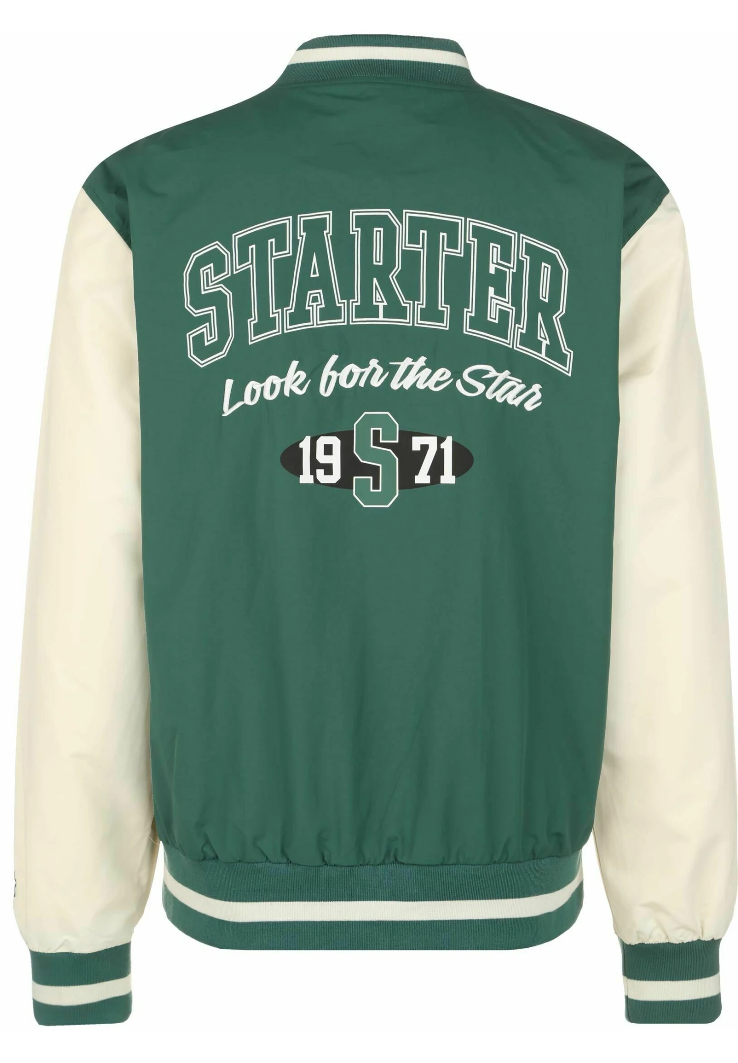 Starter College - Bomberjacks - Darkfreshgreen Palewhite 4 Starter College - Bomberjacks - Darkfreshgreen Palewhite - Afbeelding 2