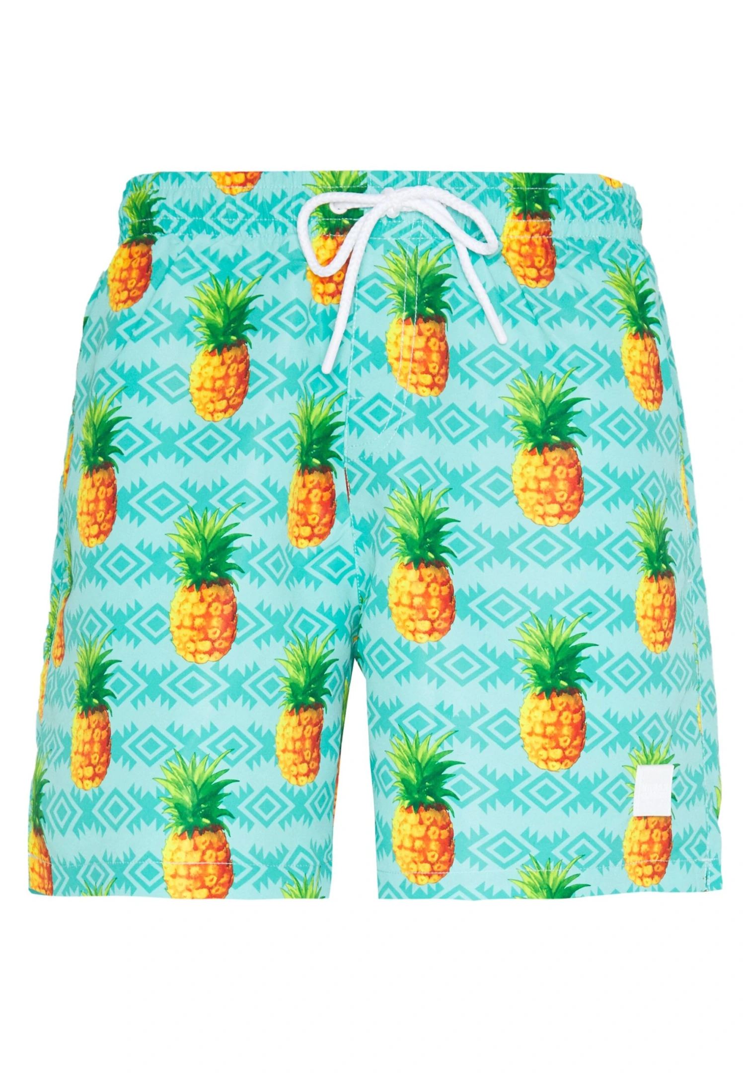 URBAN CLASSICS Pattern - Zwemshorts - Pineapple 5 URBAN CLASSICS Pattern - Zwemshorts - Pineapple - Afbeelding 3
