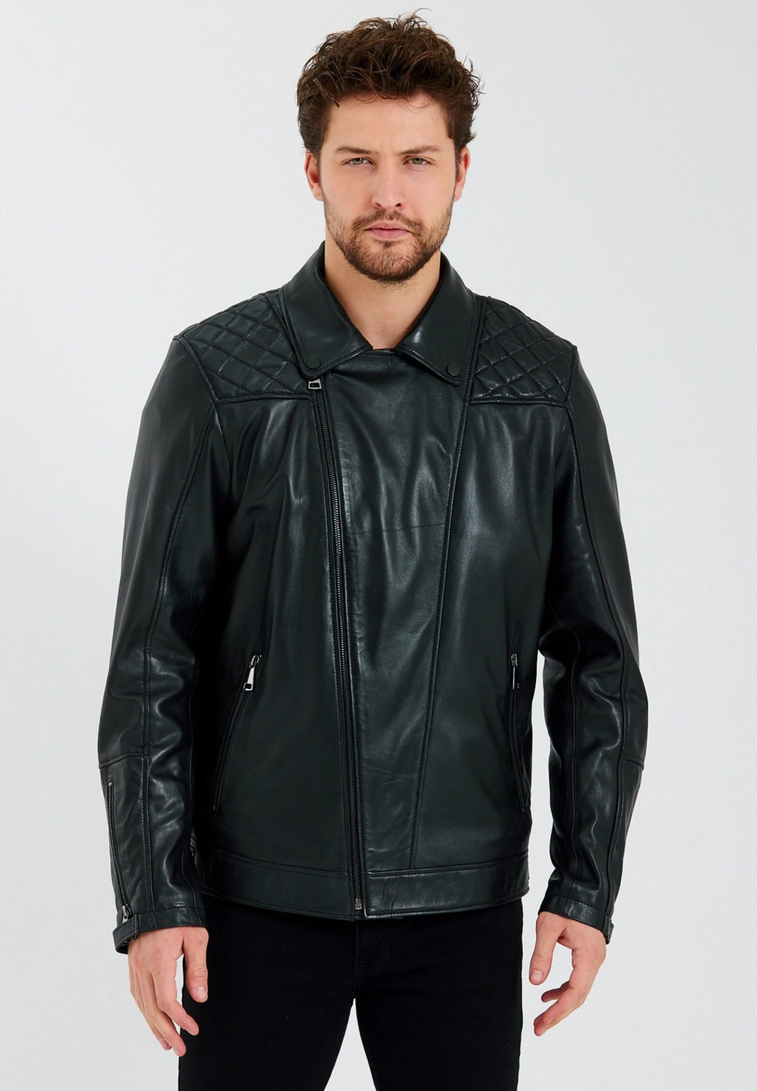 Leren Jas - Schwarz 3 Leren Jas - Schwarz