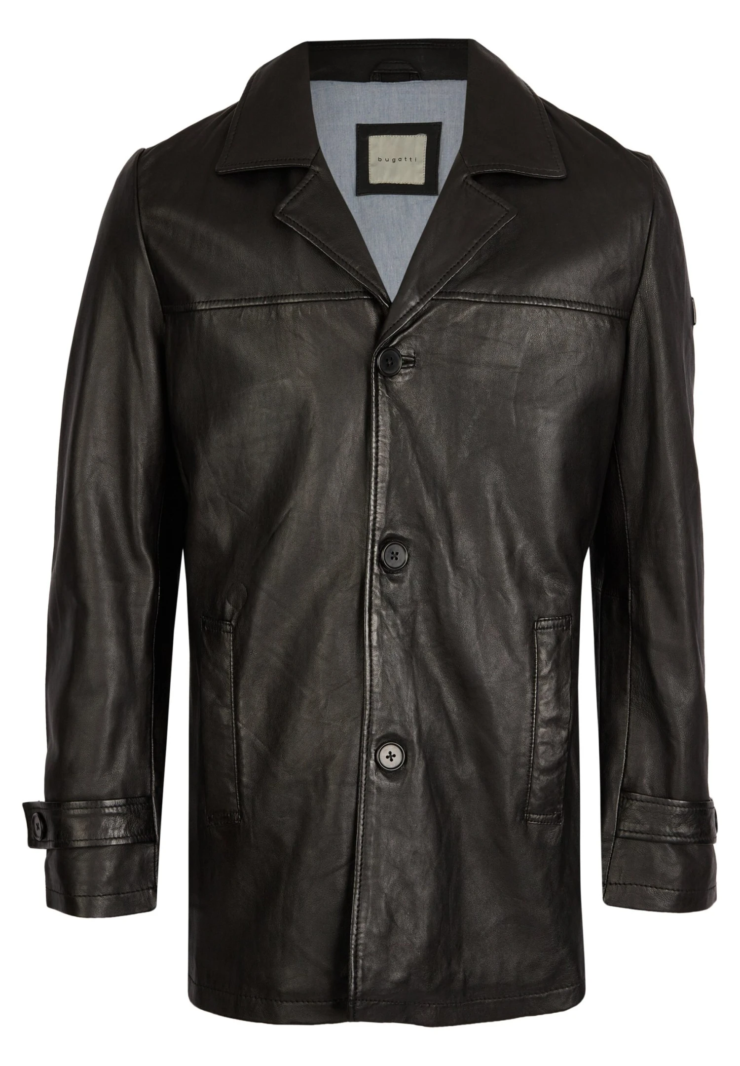 Bugatti Paolo - Halflange Jas - Schwarz 7 Bugatti Paolo - Halflange Jas - Schwarz - Afbeelding 5
