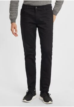 Solid Sdfinlay - Straight Leg Jeans - Black Denim