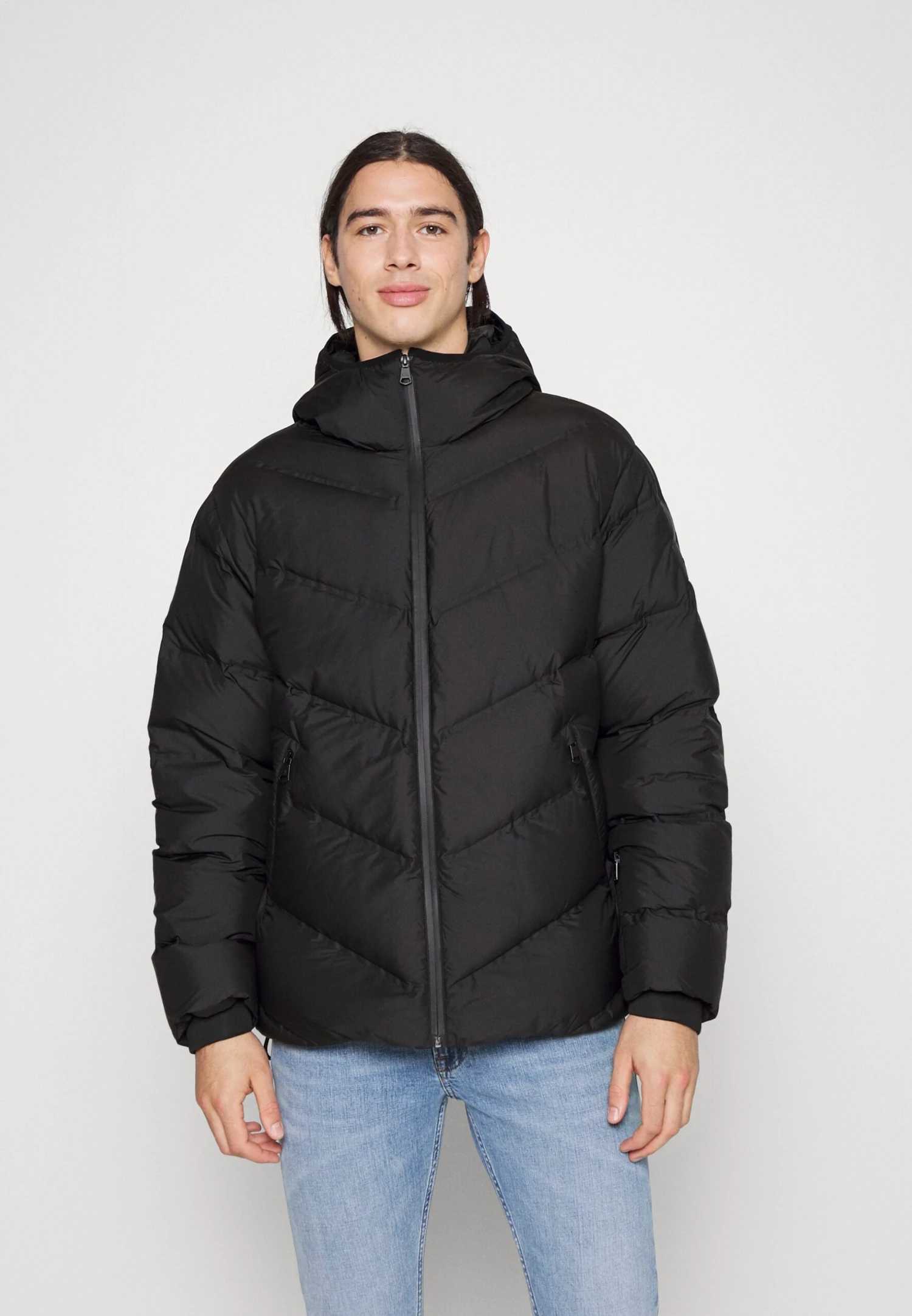 Calvin Klein Stitchless Quilt Jacket Hood - Jas - Black 3 Calvin Klein Stitchless Quilt Jacket Hood - Jas - Black