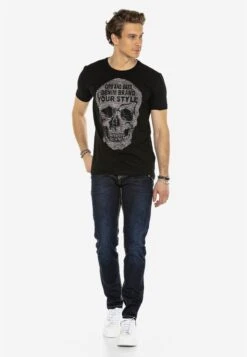 Cipo & Baxx Slim Fit Jeans - Darkblue -Jack and Jones Verkoopwinkel 8cc97207f604440cb930759b7d06f0fd