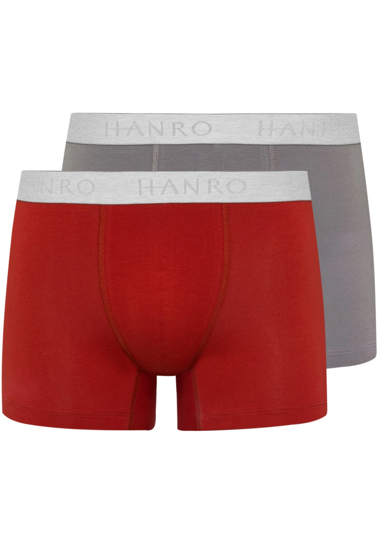 HANRO 2-Pack Essentials - Onderbroeken - Red Ochre/Fresh Grey 7 HANRO 2-Pack Essentials - Onderbroeken - Red Ochre/Fresh Grey - Afbeelding 5