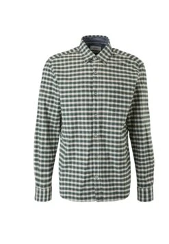 S.Oliver Geruit - Overhemd - Olivgrün -Jack and Jones Verkoopwinkel 8d0ae85ead1a4fc28c1741d78752e77b