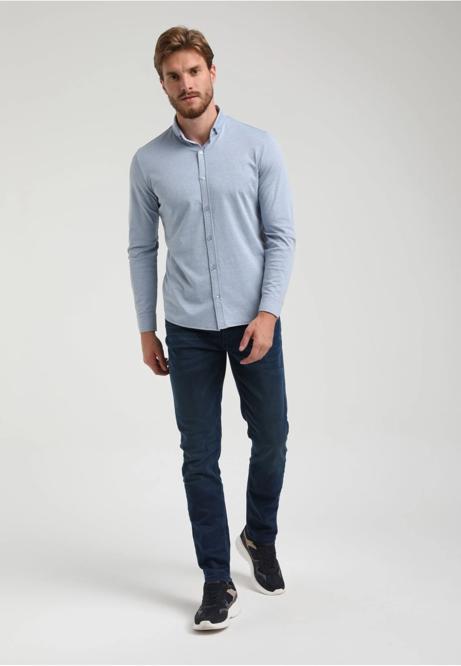 Gabbiano Overhemd - Blue Rock 3 Gabbiano Overhemd - Blue Rock