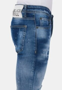 Paint Splatter Stoashed- Slim Fit Jeans - Blauw -Jack and Jones Verkoopwinkel 8e3c959645da4d1aaa4aeeecde9e1b7c