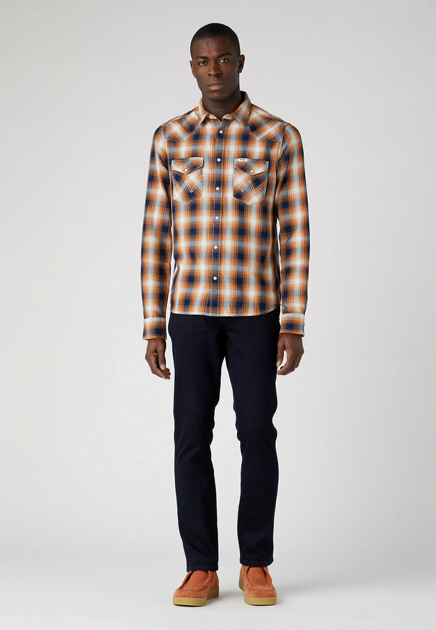 Wrangler Ls Western - Overhemd - Golden Oak 4 Wrangler Ls Western - Overhemd - Golden Oak - Afbeelding 2