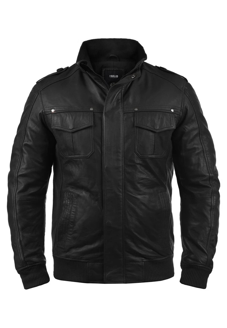 Solid Sdcamash - Leren Jas - Black 8 Solid Sdcamash - Leren Jas - Black - Afbeelding 6